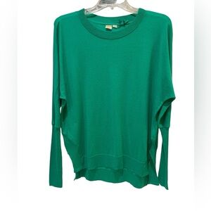 Anthropologie Women’s Cotton Dolman Sleeve Sweater size extra small round neck